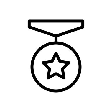 ödül vektörü ince çizgi simgesi