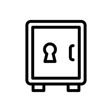 Atlama vektörü ince çizgi simgesi