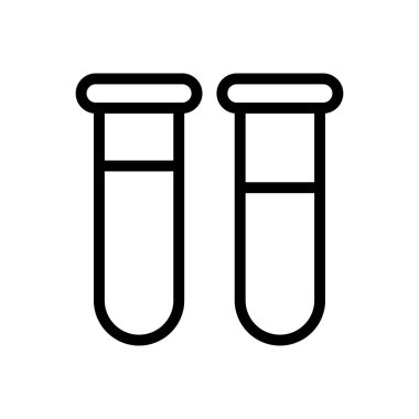 soruşturma vektörü ince çizgi simgesi