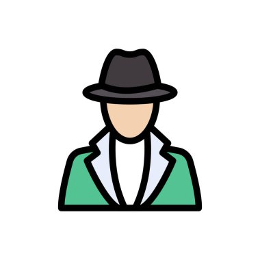 vektör düz renk simgesi