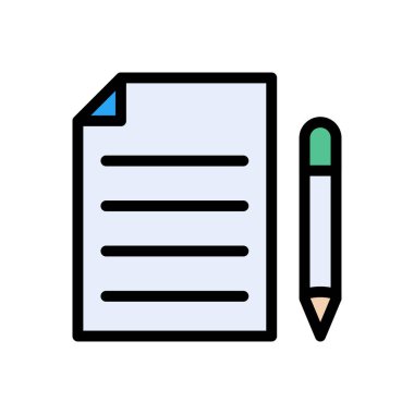 araştırma vektörü düz renk simgesi