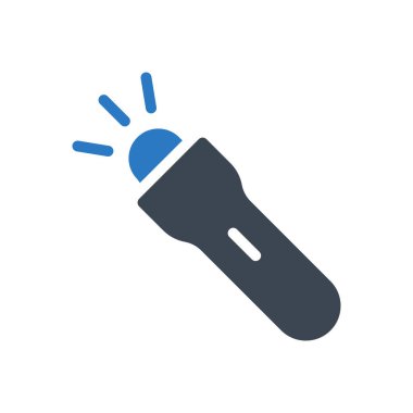 flaş vektör renk simgesi