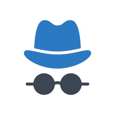 Dedektif vektör renk simgesi