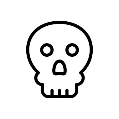 tehlike vektörü ince çizgi simgesi