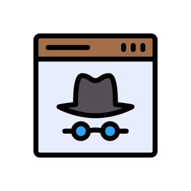 casus vektör düz renk simgesi