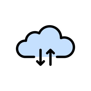 vektör düz renk simgesi yükleniyor