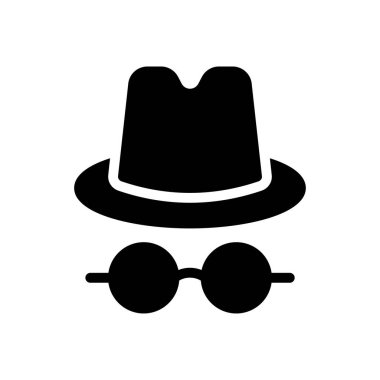 hacker vektör düz simge