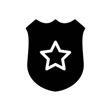 Rozet vektör düz simgesi