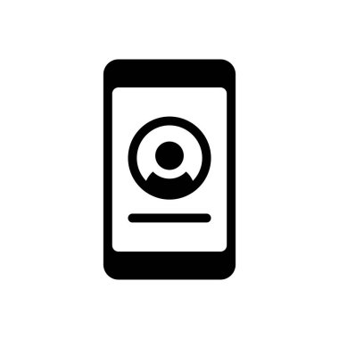 mobil vektör düz simge