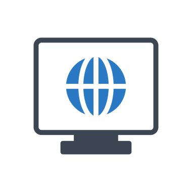 tarayıcı vektör renk simgesi