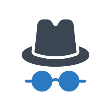 hacker vektör renk simgesi