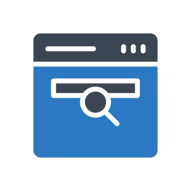 Web sayfası vektör renk simgesi