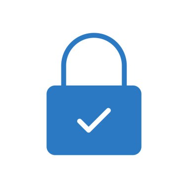 Güvenli vektör renk simgesi