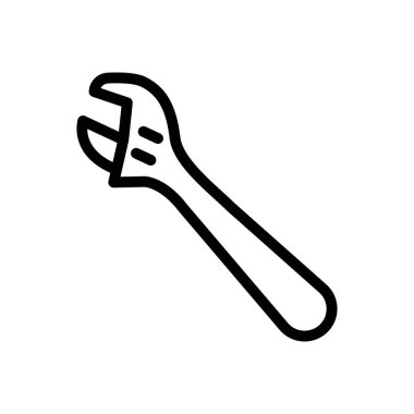 vektör ince çizgi simgesini düzelt