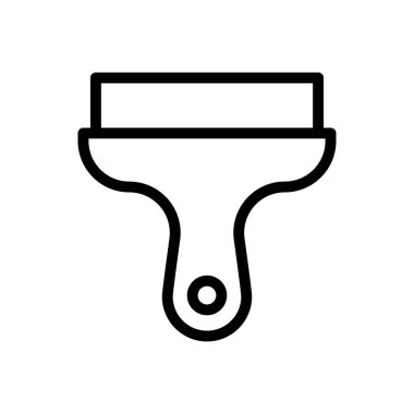 Bahçe vektörü ince çizgi simgesi