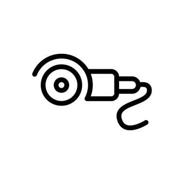 balta vektörü ince çizgi simgesi