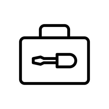 kit vektör ince çizgi simgesi