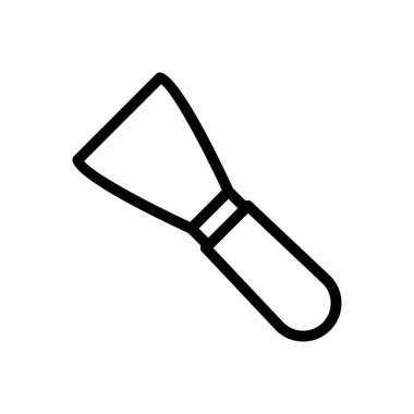 Bahçe vektörü ince çizgi simgesi