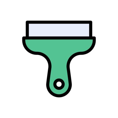 Bahçe vektörü düz renk simgesi