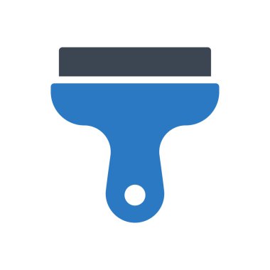 Bahçe vektörü kabartma renk simgesi