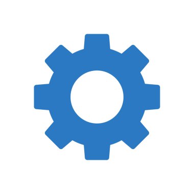 dişli vektör renk simgesi