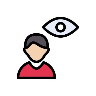 check-up vektörü düz renk simgesi