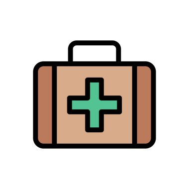 kit vektör düz renk simgesi