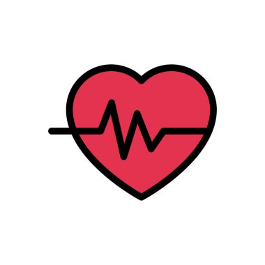 sağlık vektörü düz renk simgesi