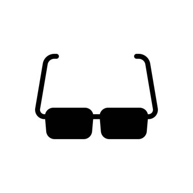 gözlük vektör düz simgesi