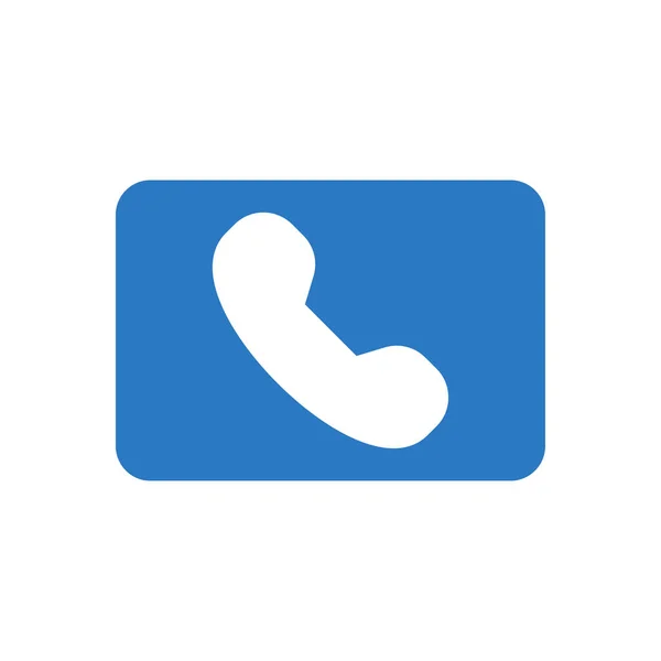 Telefoon Vector Glyph Kleur Pictogram — Stockvector