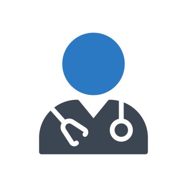 doktor vektör renk simgesi