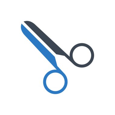 vektör kabartma renk simgesini kes