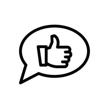 Geri besleme vektörü ince çizgi simgesi