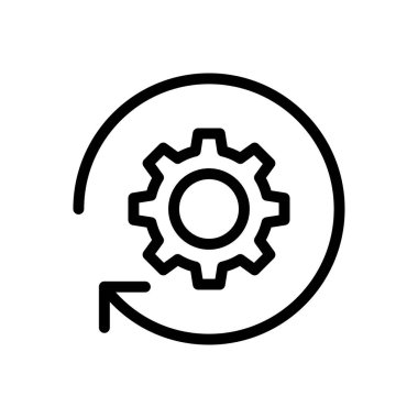 pazarlama vektörü ince çizgi simgesi