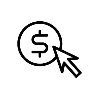 çevrimiçi vektör ince çizgi simgesi