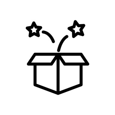 vektör ince çizgi simgesini aç