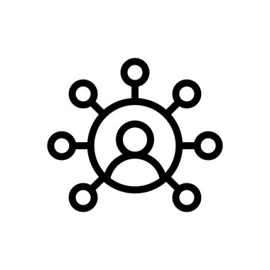 Hesap vektörü ince çizgi simgesi