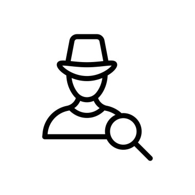 casus vektör ince çizgi simgesi