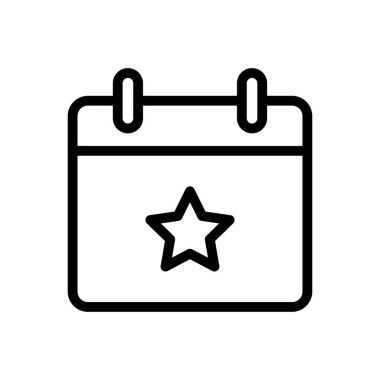 tarih vektörü ince çizgi simgesi