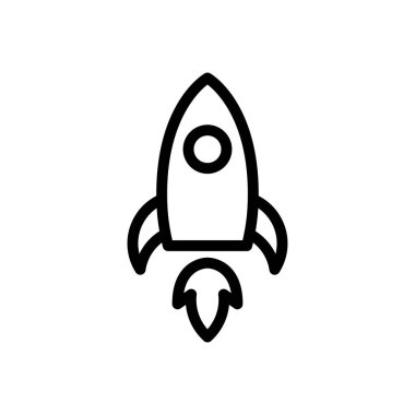 başlangıç vektörü ince çizgi simgesi