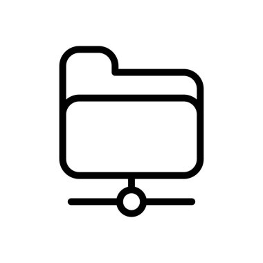 dizin vektörü ince çizgi simgesi