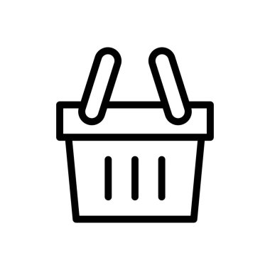 Tramvay vektörü ince çizgi simgesi