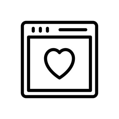 vektör ince çizgi simgesi gibi