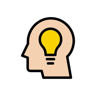 yaratıcı vektör düz renk simgesi 