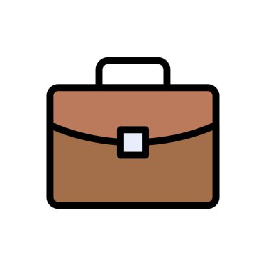 torba vektörü düz renk simgesi 