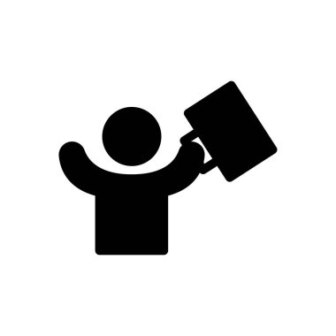 Kutlama vektörü düz simgesi