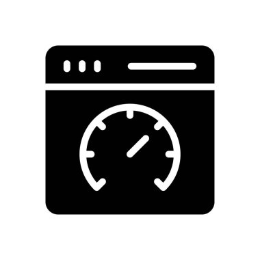 İnternet vektör simgesi düz simgesi