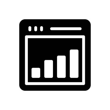 grafik vektör düz simgesi