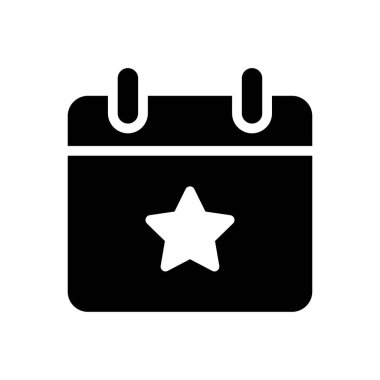 tarih vektörü simgesi düz simgesi