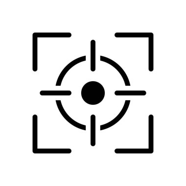 hedef vektör düz simge